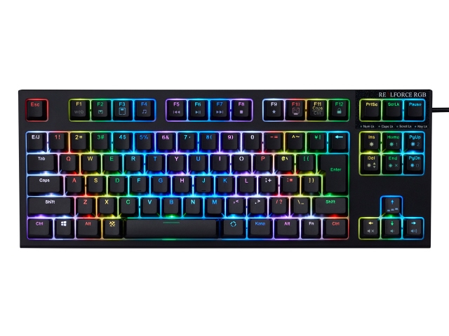 毎日激安特売で 営業中です 東プレ キーボード REALFORCE RGB TKL