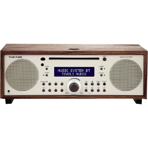 【尖んがり10倍】 Tivoli Audio 構成要素 Music System BT MSYBT-1529-JP [クラシックウォールナット/ベージュ] 【P10倍】