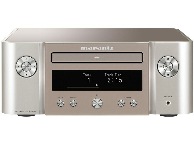 【ポイント10倍】 マランツ コンポ M-CR612 [シルバーゴールド] [対応メディア：CD/CD-R/RW 最大出力：120W ハイレゾ：○] 【P10倍】｜YOUPLAN