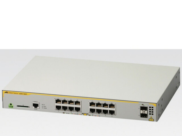 【尖んがり10倍】 アライドテレシス 網状組織こしき CentreCOM AT-x230-18GT(RoHS) [移らす速力度：10BASE-T(10Mbps)/100BASE-TX(100Mbps)/1000BASE-T(1000Mbps) 界面数：16 スイッチングファブリック：40Gbps] 【P10倍】