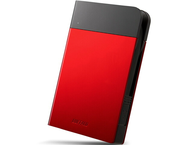 【ポイント10倍】 バッファロー 外付け ハードディスク MiniStation HD-PZN2.0U3-R [レッド] [容量：2TB インターフェース：USB3.0/USB2.0] 【P10倍】