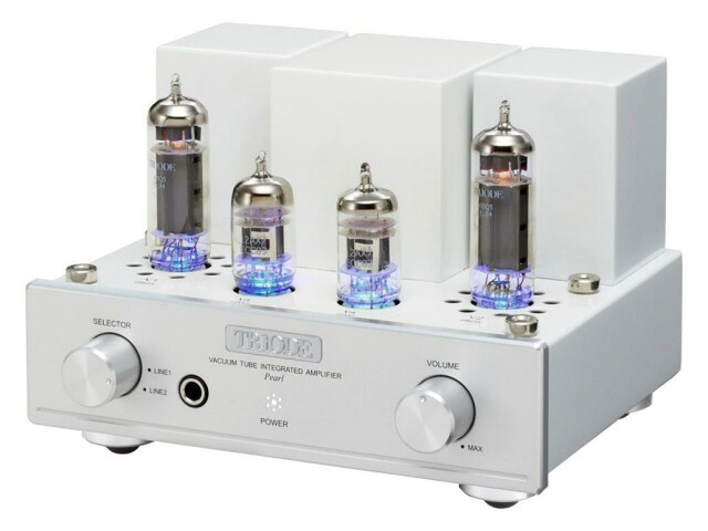 【尖んがり10倍】 TRIODE プリメインアンプ Pearl [定格最終生産物：3W/8Ω 相応うオーム抵抗：4Ω～8Ω 生まれ変わり周波数帯域：30サイクル～40kHz アナログインプット：2取り合わせ] 【P10倍】