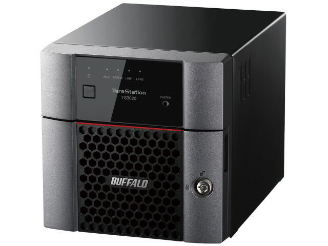 【ポイント10倍】 バッファロー NAS TeraStation TS3220DN0402 [ドライブベイ数：HDDx2 容量：HDD：4TB LAN速度：2.5GbE] 【P10倍】