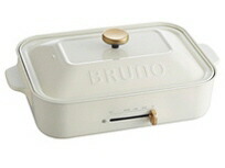 【ポイント10倍】 BRUNO ホットプレート BRUNO BOE021-WH [ホワイト] 【P10倍】｜YOUPLAN