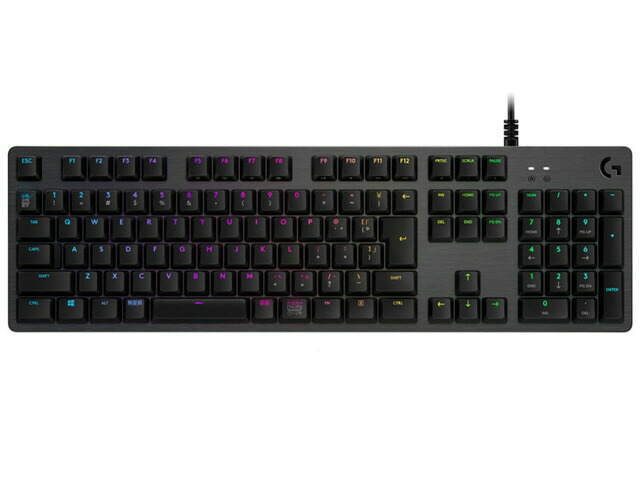 【ポイント10倍】 ロジクール キーボード G512 Carbon RGB Mechanical Gaming Keyboard (Linear) G512r-LN [ブラック] [キーレイアウト：日本語/フルサイズ キースイッチ：メカニカル インターフェイス：USB テンキー：あり キーストローク：4.0mm] 【P10倍】｜YOUPLAN