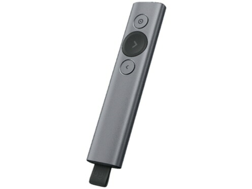 【尖んがり10倍】 ロジクール 字突き Spotlight Presentation Remote R1000SL [スレート] [インター人間の顔：Bluetooth/無線電話2.4GHz 余分の物役立つこと：着脱式受信システム 名取り草数：3名取り草 重さ：49.2g] 【P10倍】 マウス-マウス・キーボード・入力機器
