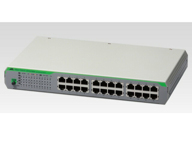 【ポイント10倍】 アライドテレシス ネットワークハブ CentreCOM AT-FS710/24(RoHS) [転送速度：10BASE-T(10Mbps)/100BASE-TX(100Mbps) ポート数：24 スイッチングファブリック：4.8Gbps 電源内蔵：○] 【P10倍】｜YOUPLAN