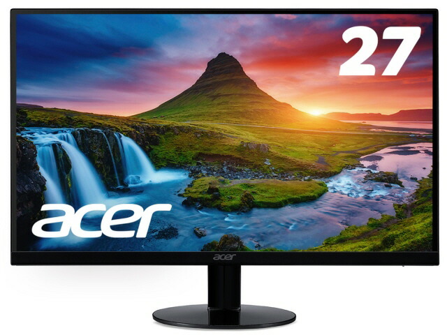 お1人様1点限り Acer 液晶モニタ 液晶ディスプレイ Sa270abmi 27インチ ブラック モニタサイズ 27型 インチ モニタタイプ ワイド 解像度 規格 フルhd 19x1080 入力端子 D Subx1 Hdmi1 4x1 楽天 人気 価格 限定価格セール