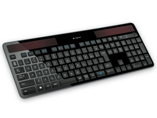 【ポイント10倍】 ロジクール キーボード Wireless Solar Keyboard K750r [ブラック] [キーレイアウト：日本語108/フルサイズ キースイッチ：パンタグラフ インターフェイス：USB テンキー：あり キーストローク：2mm] 【P10倍】画像