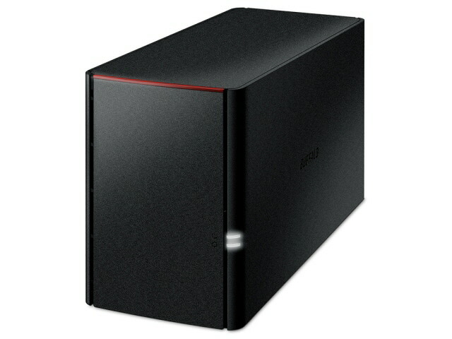 【尖んがり10倍】 緩衝装置置き目 NAS LinkStation for SOHO LS220DN0802B [運転ベイ数：HDDx2 静電容量：HDD：8結核症 ローカルエリアネットワーク速力度：1GbE] 【P10倍】