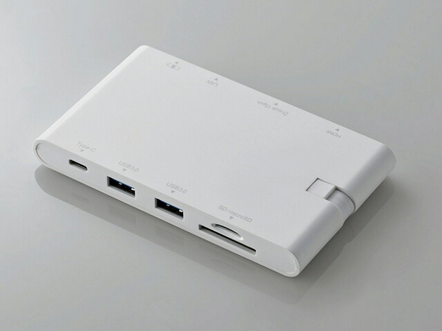 【ポイント10倍】 エレコム USBハブ DST-C05WH [ホワイト] 【P10倍】