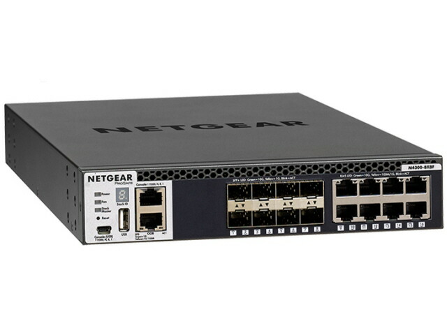 【尖んがり10倍】 NETGEAR スイッチングこしき(網状組織こしき) XSM4316S-100AJS [移らす速力度：100BASE-TX(100Mbps)/1000BASE-T(1000Mbps)/10GBASE-T(10000Mbps) 界面数：8 スイッチングファブリック：320Gbps ワット数内蔵：○] 【P10倍】