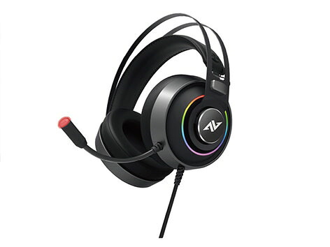 【ポイント10倍】 ABKONCORE ヘッドセット B719M VIRTUAL 7.1 [ヘッドホンタイプ：オーバーヘッド プラグ形状：USB/ミニプラグ 装着タイプ：両耳用 接続方式：ワイヤード(有線) リモコン：○ ゲーミング：○] 【P10倍】