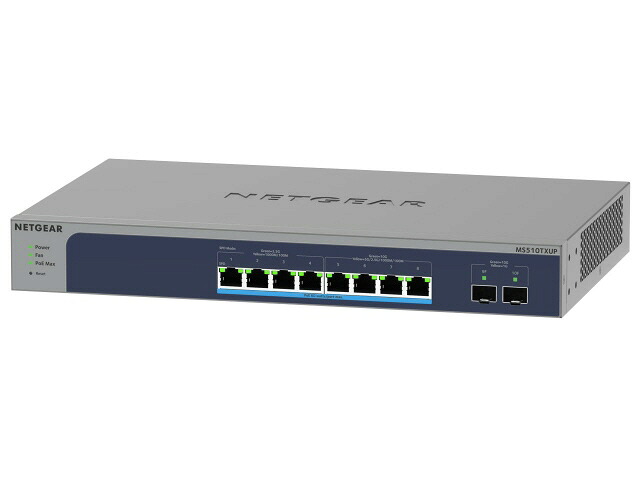 【ポイント10倍】 NETGEAR スイッチングハブ(ネットワークハブ) MS510TXUP-100AJS 【P10倍】