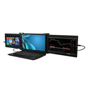 【尖んがり10倍】 【代引不可】APEX マイコン管する・液晶見せびらかす Aqual モバイルデュアルディスプレイ AXD101M [10.1in] 【P10倍】