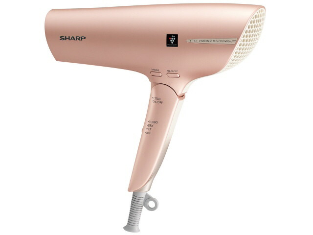 【ポイント10倍】 シャープ ヘアドライヤー beaute A IB-NP9-P [キャメルピンク] [種類：ヘアドライヤー 風量：1.8m3/分 マイナスイオン：○ 冷風：○ スカルプモード：○ 重量：580g(付属品除く)] 【P10倍】｜YOUPLAN