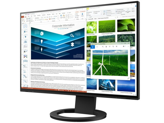 【ポイント10倍】 【代引不可】EIZO PCモニター・液晶ディスプレイ FlexScan EV2485-BK [24.1インチ ブラック] 【P10倍】