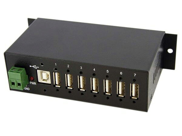 【ポイント10倍】 StarTech.com USBハブ ST7200USBM [ブラック] [ポート数：7系統 電源供給：バスパワー インターフェイス(パソコン側)：USB2.0 インターフェイス(USB機器側)：USB2.0x7] 【P10倍】