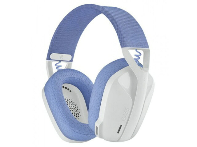 【ポイント10倍】 ロジクール ヘッドセット G435 LIGHTSPEED Wireless Gaming Headset G435WH [オフホワイト&ライラック] [ヘッドホンタイプ：オーバーヘッド 装着タイプ：両耳用 接続方式：ワイヤレス リモコン：○ ゲーミング：○] 【P10倍】
