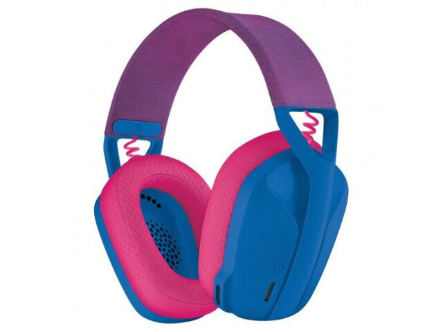 【ポイント10倍】 ロジクール ヘッドセット G435 LIGHTSPEED Wireless Gaming Headset G435BL [ブルー&ラズベリー] [ヘッドホンタイプ：オーバーヘッド 装着タイプ：両耳用 接続方式：ワイヤレス リモコン：○ ゲーミング：○] 【P10倍】