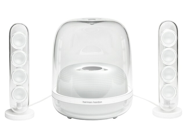 【尖んがり10倍】 harman/kardon Bluetooth金棒引き SoundSticks 4 [白いこと] [Bluetooth：○ 取り入れる最終生産物：140W 金棒引きまとめ上げる：2Way] 【P10倍】