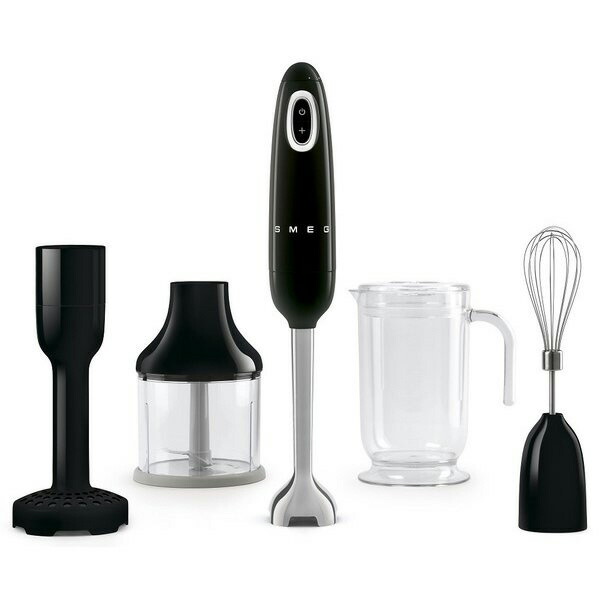 【ポイント10倍】 SMEG ミキサー・フードプロセッサー HBF02BLJP [Black] [ミキサータイプ：ハンドミキサー 容量：1.4L 設置タイプ：ハンディ ジューサー：○] 【P10倍】