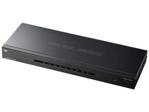 【尖んがり10倍】 サンワサプライ AVセレクター VGA-UHDSP8 [HDMIセレクター：○ HDMIインプット：1取り合わせ HDMI最終生産物：8取り合わせ 幅x高さx奥ふかさ：432.4x44x154粍] 【P10倍】