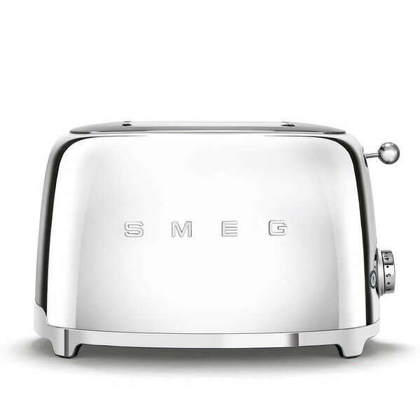 【尖んがり10倍】 SMEG トースター TSF01SSJP [Chrome] [印字機：ポップアップ 斉しく乾杯数：2枚 熱度自然調整役立つこと：○ 使い果たすワット数：980W] 【P10倍】