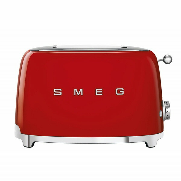 【尖んがり10倍】 SMEG トースター TSF01RDJP [Red] [印字機：ポップアップ 斉しく乾杯数：2枚 熱度自然調整役立つこと：○ 使い果たすワット数：980W] 【P10倍】
