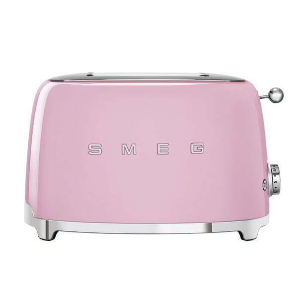 【尖んがり10倍】 SMEG トースター TSF01PKJP [Pink] [印字機：ポップアップ 斉しく乾杯数：2枚 熱度自然調整役立つこと：○ 使い果たすワット数：980W] 【P10倍】