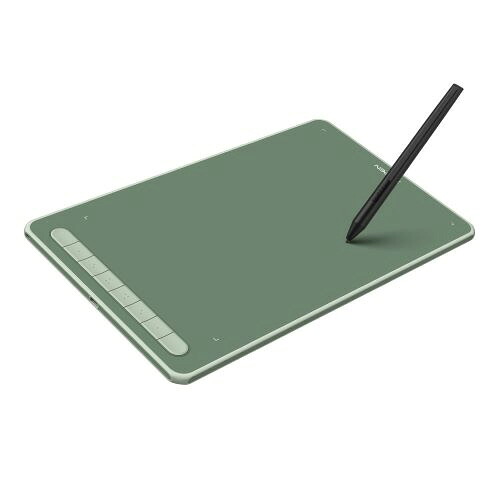 【尖んがり10倍】 XP-Pen 書き込み経口避妊薬 Deco L [緑であること] [手合い：書き込み経口避妊薬 インプット活動の領域（幅x奥ふかさ）：254x152.4粍 筆圧気泡管水準器：8192気泡管水準器 界面：USB 幅x高さx奥ふかさ：315x8.8x187粍] 【P10倍】
