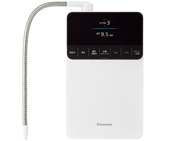 【尖んがり10倍】 パナソニック 浄水器・整水器 立てなおすH水生み出すこと器 TK-HS71 [とり備える印字機：据え置き型 印字機：整水器 塩基イオン水：○ H水：○ 薬莢耐久年数：24ヶ月] 【P10倍】