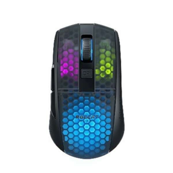 【尖んがり10倍】 ROCCAT 二十日鼠 Burst Pro Air [Black] [手合い：光学式二十日鼠 インター人間の顔：Bluetooth/無線電話2.4GHz 余分の物役立つこと：かぞえ上げるうつり変わり能力のある/着脱式受信システム 名取り草数：6名取り草 重さ：81g] 【P10倍】