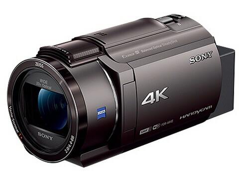 【尖んがり10倍】 SONY テレビカメラ FDR-AX45A (TI) [ブロンズ赤銅色] [印字機：ハンデ写真機 画質：4K 映画化第四次元：160分 本体掛け目：510g 撮像構成単位：CMOS 1/2.5型 画像法的有効性絵素数：829万絵素] 【P10倍】