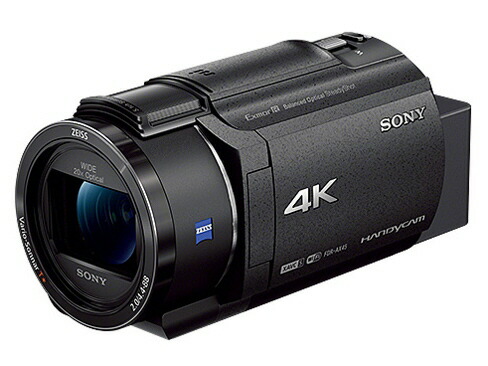 【尖んがり10倍】 SONY テレビカメラ FDR-AX45A (B) [黒いこと] [手合い：ハンデ写真機 画質：4K 映画化第四次元：160分 本体掛け目：510g 撮像構成単位：CMOS 1/2.5型 映像効果のある絵素数：829万絵素] 【P10倍】