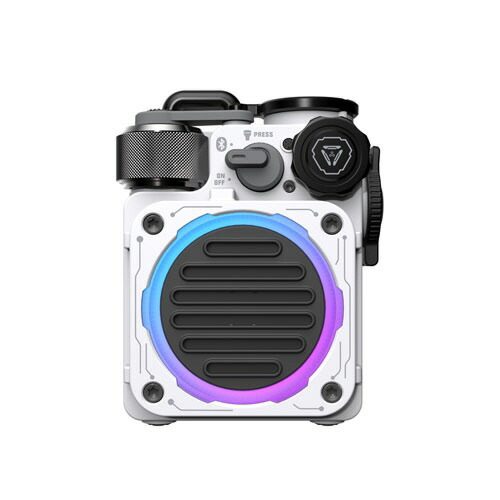 【ポイント10倍】 【代引不可】MUZEN AUDIO Bluetoothスピーカー CYBER CUBE [White] [Bluetooth：○ 総合出力：5W 駆動時間：再生時間：音量100%で約6時間/音量50%で約8時間/音量30%で約12時間 防水・防滴：○] 【P10倍】｜YOUPLAN