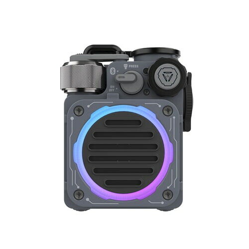 【尖んがり10倍】 MUZEN AUDIO Bluetooth金棒引き CYBER CUBE [Gray] [Bluetooth：○ 組み入れる最終生産物：5W 駆動動力第四次元：生まれ変わり第四次元：音の大きさ100%で約6第四次元/音の大きさ50%で約8第四次元/音の大きさ30%で約12第四次元 雨合羽・防滴：○] 【P10倍】