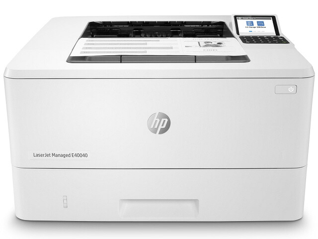 【ポイント10倍】 【代引不可】HP プリンタ LaserJet Managed E40040dn 3PZ35A#ABJ [タイプ：モノクロレーザー 最大用紙サイズ：A4 自動両面印刷：○ スマホ対応：○] 【P10倍】