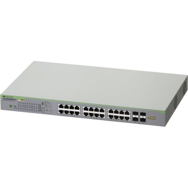 【尖んがり10倍】 アライドテレシス スイッチングこしき(網状組織こしき) CentreCOM AT-GS950/28なおなお書き V2 [移らす速力度：10BASE-T(10Mbps)/100BASE-TX(100Mbps)/1000BASE-T(1000Mbps) 界面数：24 スイッチングファブリック：56Gbps PoE相応う：○ ワット数内蔵：○] 【P10倍】
