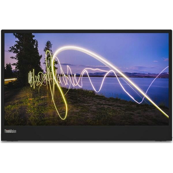 【尖んがり10倍】 【代引不可】Lenovo マイコン管する・液晶見せびらかす ThinkVision M15 62CAUAR1JP [15.6in 黒] 【P10倍】