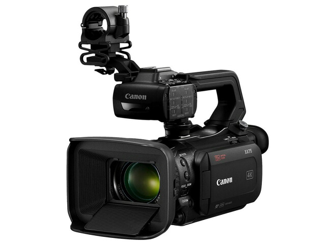 【尖んがり10倍】 CANON テレビカメラ XA75 [手合い：ハンデ写真機 画質：4K 映画化第四次元：130分 本体掛け目：990g 撮像構成単位：CMOS 1型 映像効果のある絵素数：829万絵素] 【P10倍】
