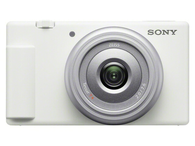 【尖んがり10倍】 SONY デジタル写真器 VLOGCAM ZV-1F (W) [白いこと] [絵素数：2100万絵素(総絵素)/2010万絵素(法的有効性絵素) 映画化枚数：360枚] 【P10倍】