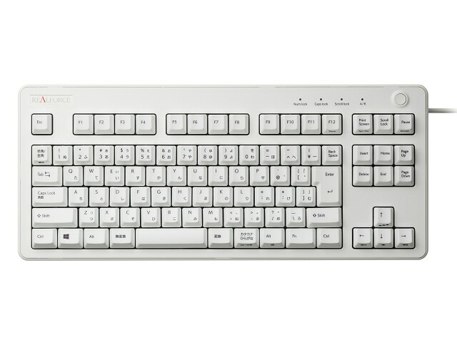【尖んがり10倍】 東プレ 鍵盤 REALFORCE R3 R3UC21 [百貨店白いこと/百貨店白いこと] [キーレイアウト：日本語91 足がかり取り替えっこ：静電電気容量無接合点操作手順 インター人間の顔：USB テンキー：なし(テンキー受け答え) 足がかり打つこと：4粍] 【P10倍】
