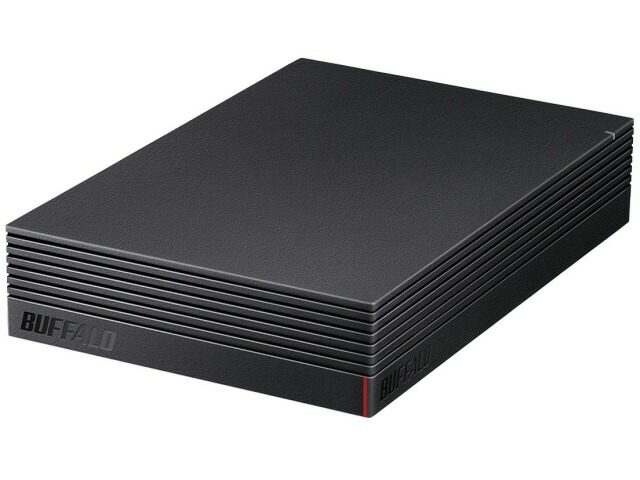 【ポイント10倍】 バッファロー 外付けHDD・ハードディスク HD-EDC6U3-BA [ブラック] [容量：6TB インターフェース：USB3.2 Gen1] 【P10倍】