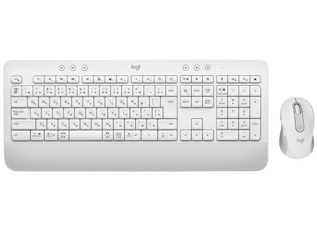 【尖んがり10倍】 ロジクール 鍵盤 SIGNATURE MK650ジャズバンド MK650OW [象牙色] [キーレイアウト：日本語118/フルサイズ インター人間の顔：USB/Bluetooth テンキー：あり] 【P10倍】