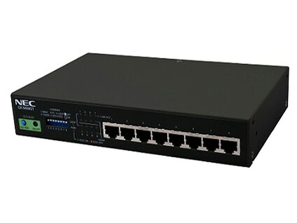 【尖んがり10倍】 NEC スイッチングこしき(網状組織こしき) QX-S608GT [移らすす早さ：10BASE-T(10Mbps)/100BASE-TX(100Mbps)/1000BASE-T(1000Mbps) 界面数：8 スイッチングファブリック：16Gbps] 【P10倍】