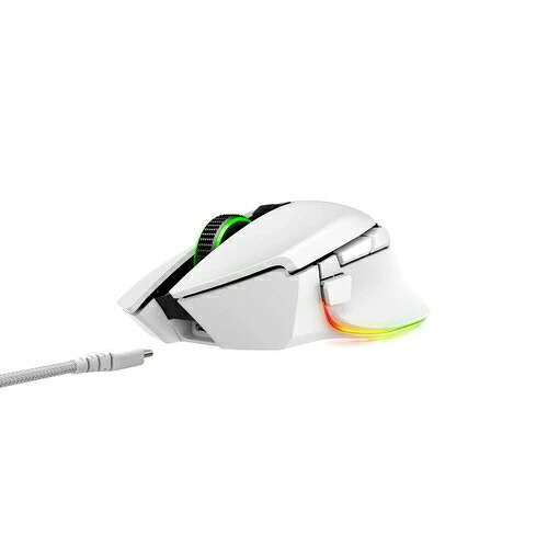 【尖んがり10倍】 Razer 二十日鼠 Basilisk V3 Pro RZ01-04620200-R3A1 [白いこと] [印字機：光学式二十日鼠 インター人間の顔：Bluetooth/USB/無線電話2.4GHz 余分の物役立つこと：チルトホイール/かぞえ上げるうつり変わり能力のある/着脱式受信システム 名取り草数：11名取り草 重さ：112g] 【P10倍】