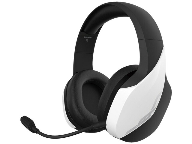 【ポイント10倍】 ZALMAN ヘッドセット ZM-HPS700-W WH [White Deco.] [ヘッドホンタイプ：オーバーヘッド プラグ形状：ミニプラグ 装着タイプ：両耳用 接続方式：ワイヤレス/ワイヤード(有線) リモコン：○ ゲーミング：○] 【P10倍】