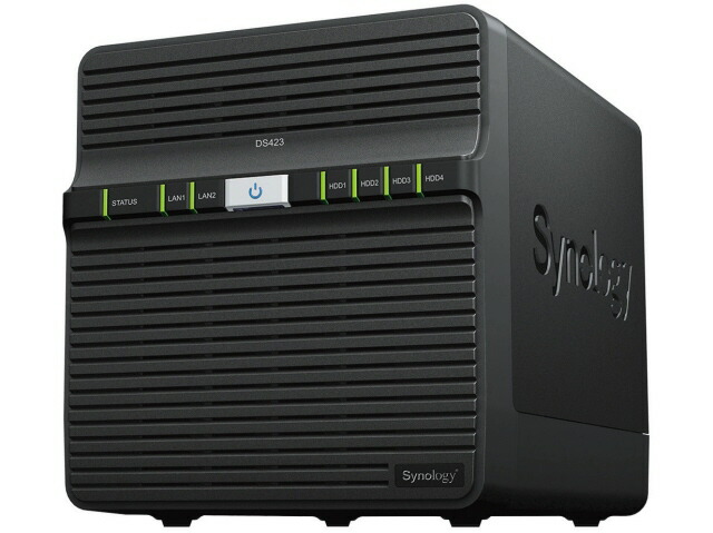 【尖んがり10倍】 Synology NAS(網状組織HDD) DiskStation DS423 [運転ベイ数：HDD/SSDx4 DLNA：○ ローカルエリアネットワーク速力度：1GbE] 【P10倍】