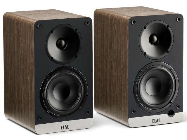 【尖んがり10倍】 【代引不可】ELAC Bluetooth金棒引き Debut ConneX DCB41 [WALNUT] [Bluetooth：○ 組み入れる最終生産物：100W 金棒引き精神的な統合：2Way] 【P10倍】